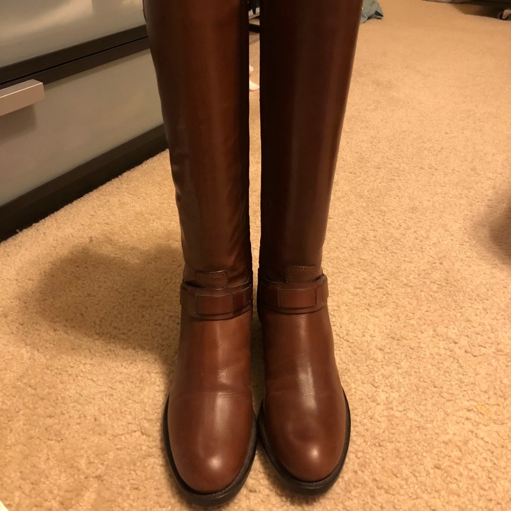 Tory Burch Brown Riding Boots